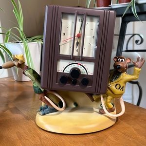 Chicken Run Alarm Clock/Radio: Nick & Fetcher